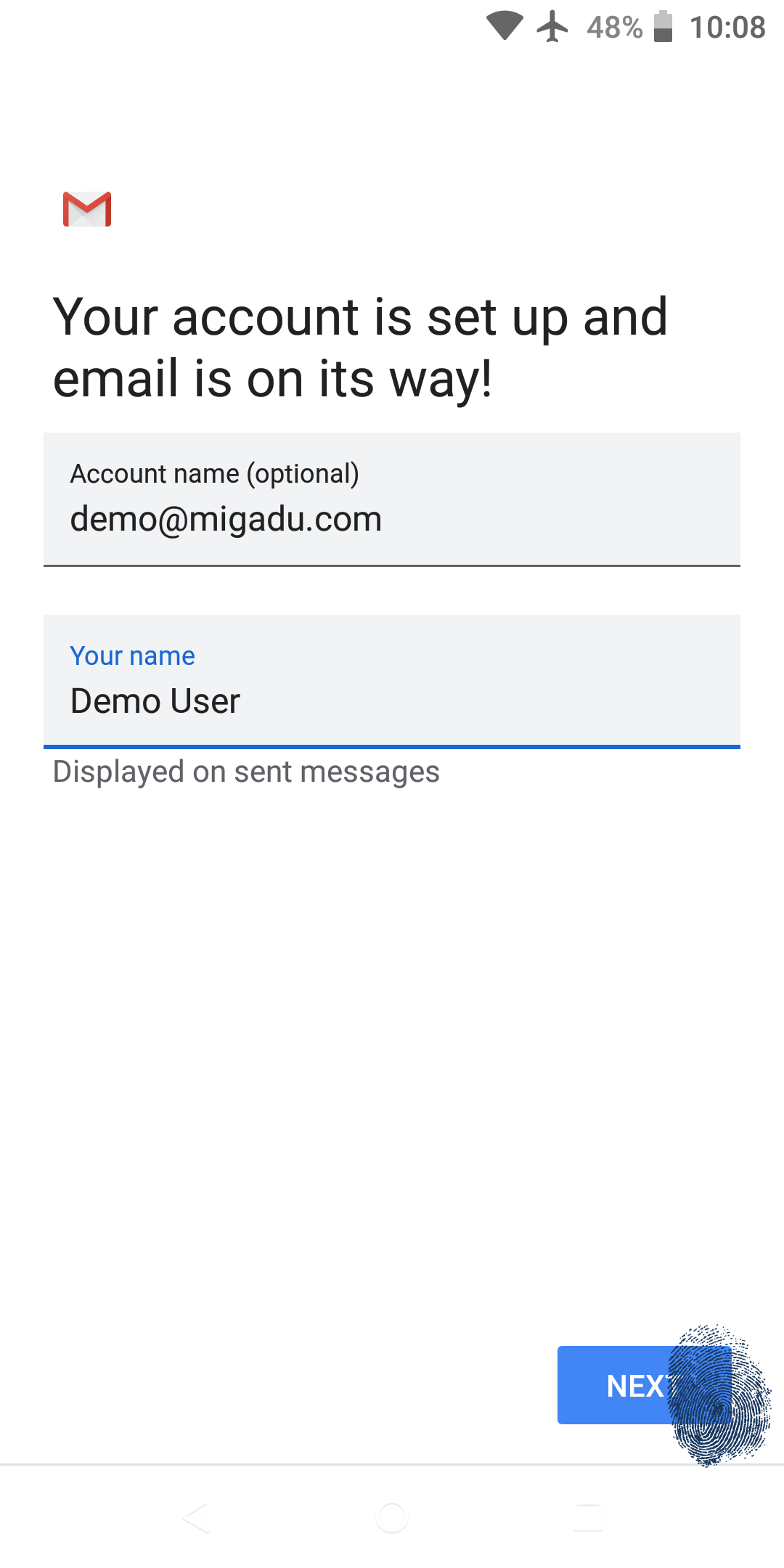 Gmail naming